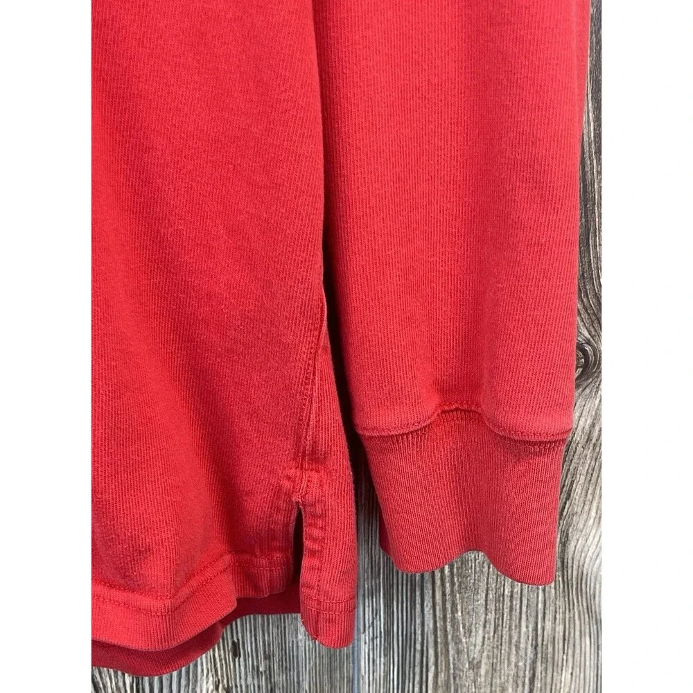 Y2K Polo by Ralph‎ Lauren Red Rugby Shirt Mens XL Old Money Big Pony Chest Logo